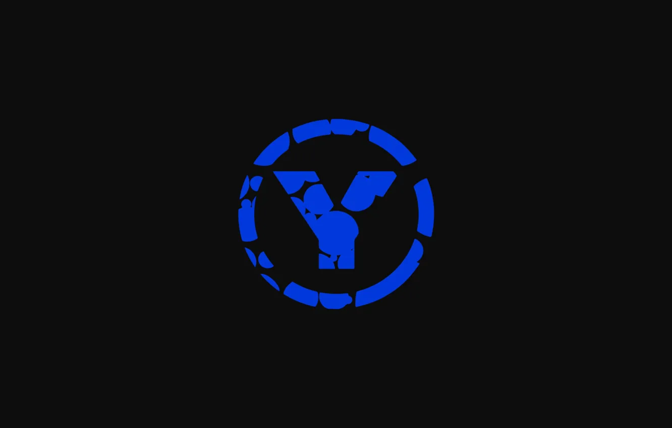 Photo wallpaper logo, house, pryda, Music, blue, fon, balck, Static