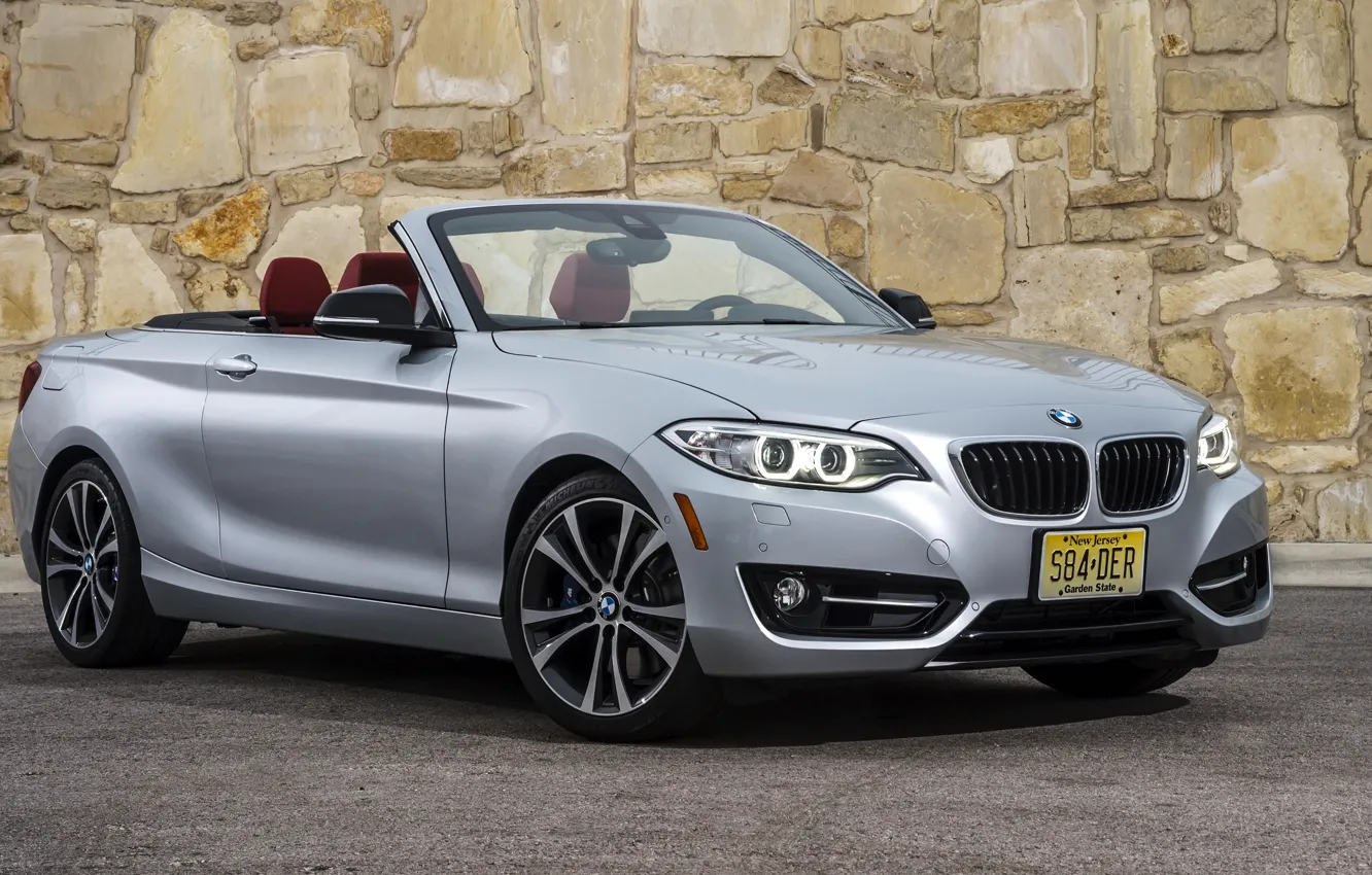 Photo wallpaper BMW, BMW, Sport, Cabrio, US-spec, 2015, F23, 228i