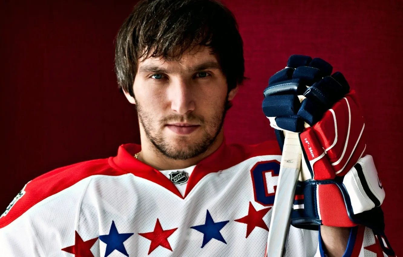 Photo wallpaper athlete, Russia, hockey, Russia, hockey player, Alexander Ovechkin, hockey, athlete