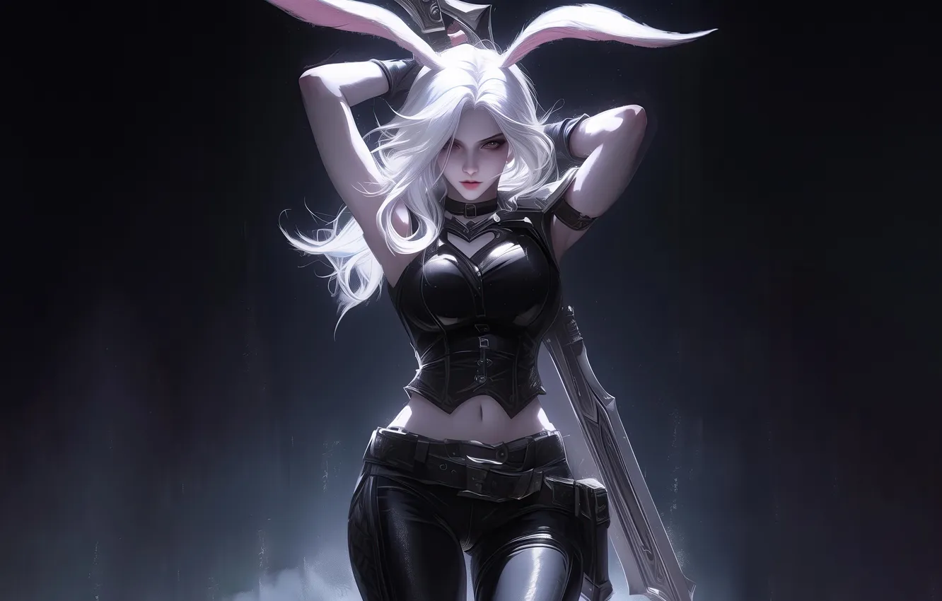 Photo wallpaper games, bunny, riven