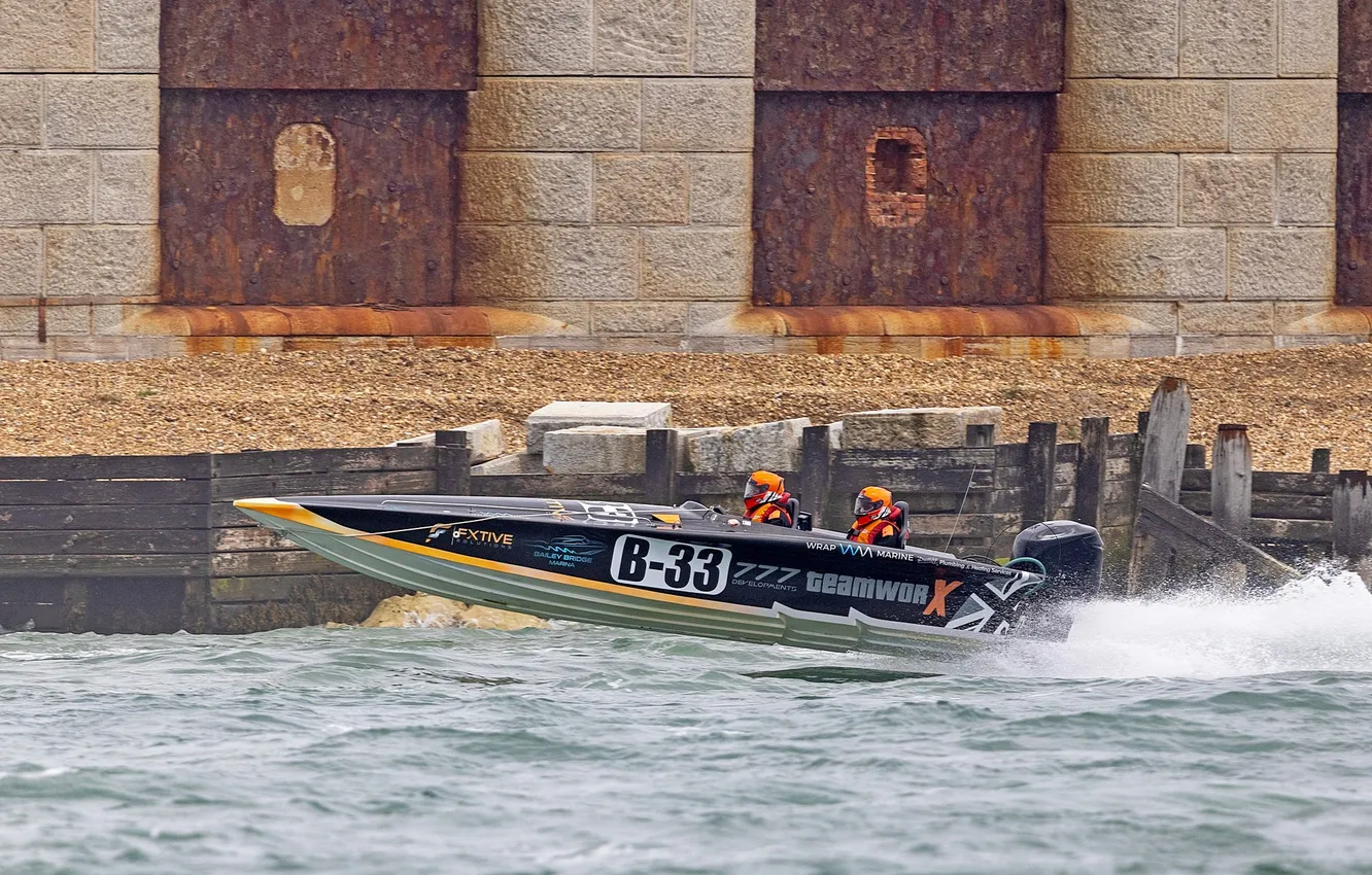 Photo wallpaper speed, boats, races
