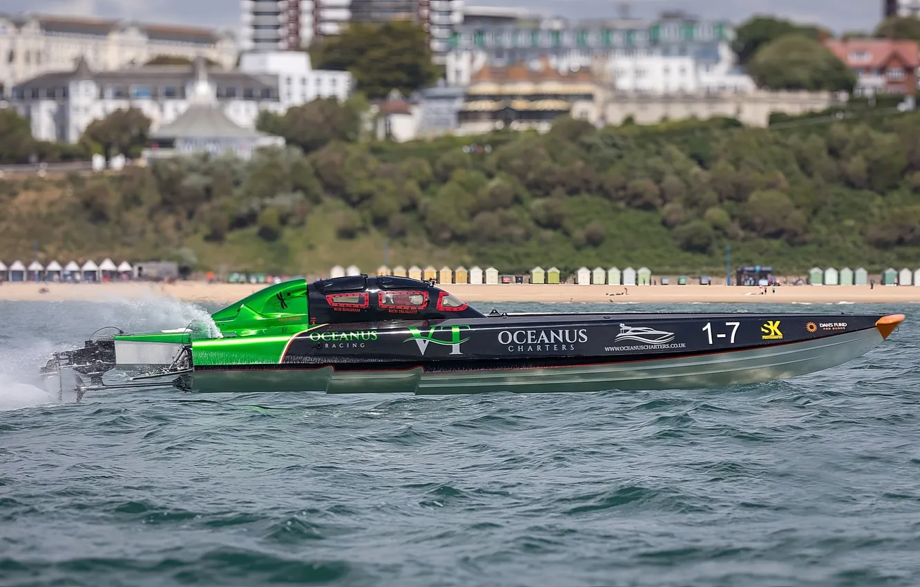 Photo wallpaper race, boat, speed