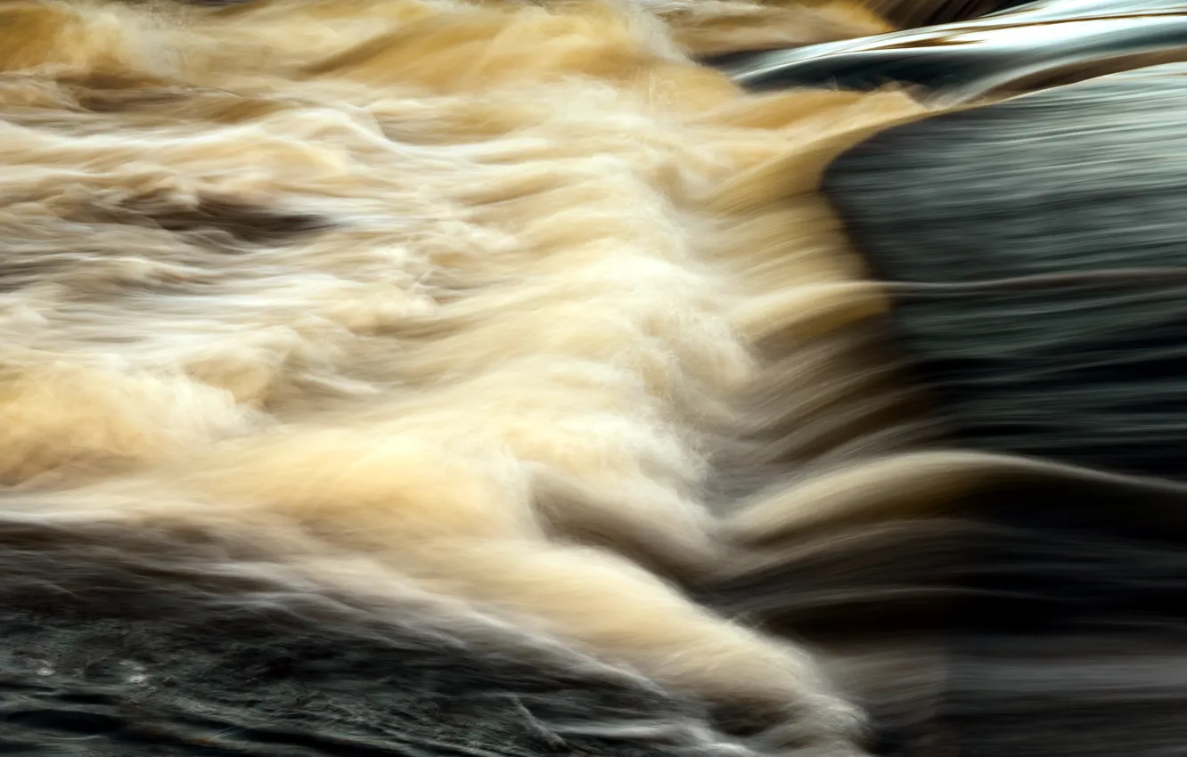 Photo wallpaper water, nature, river, stream