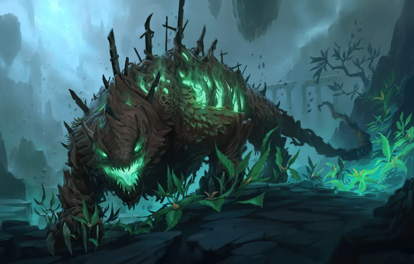 Photo wallpaper art, Video Game, Hikers, Legends-of-Runeterra, Deadbloom