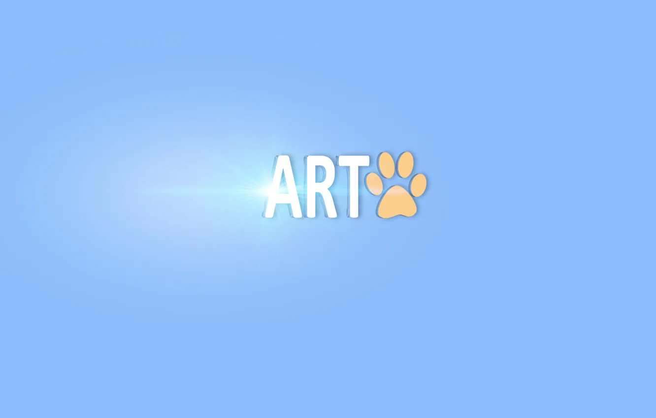 Photo wallpaper blue, art, art, drawing