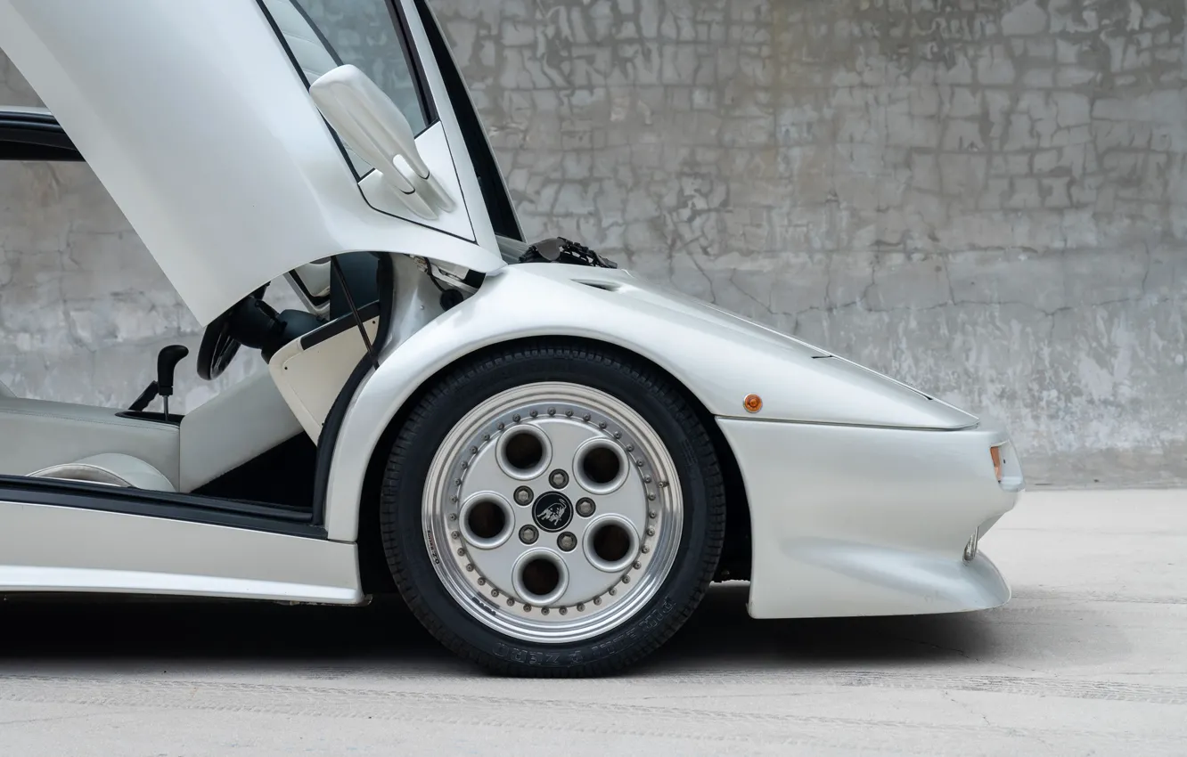 Photo wallpaper Lamborghini, Diablo, wheel, lambo door, Lamborghini Diablo