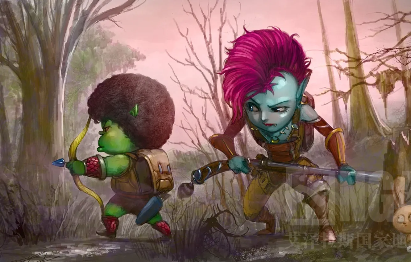 Photo wallpaper fantasy, the game, art, World of Warcraft, wow, Troll