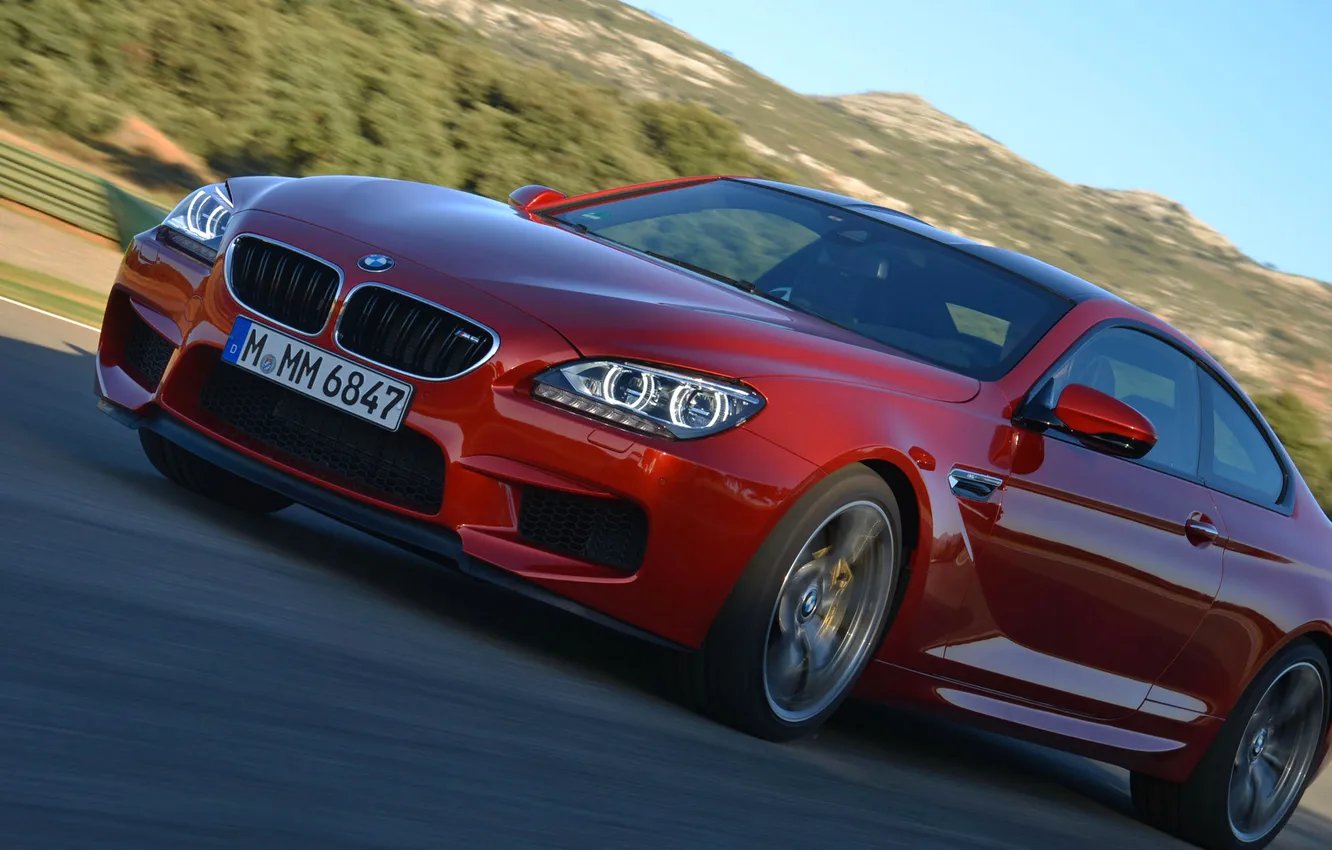 Photo wallpaper road, coupe, grille, emblem, Coupe