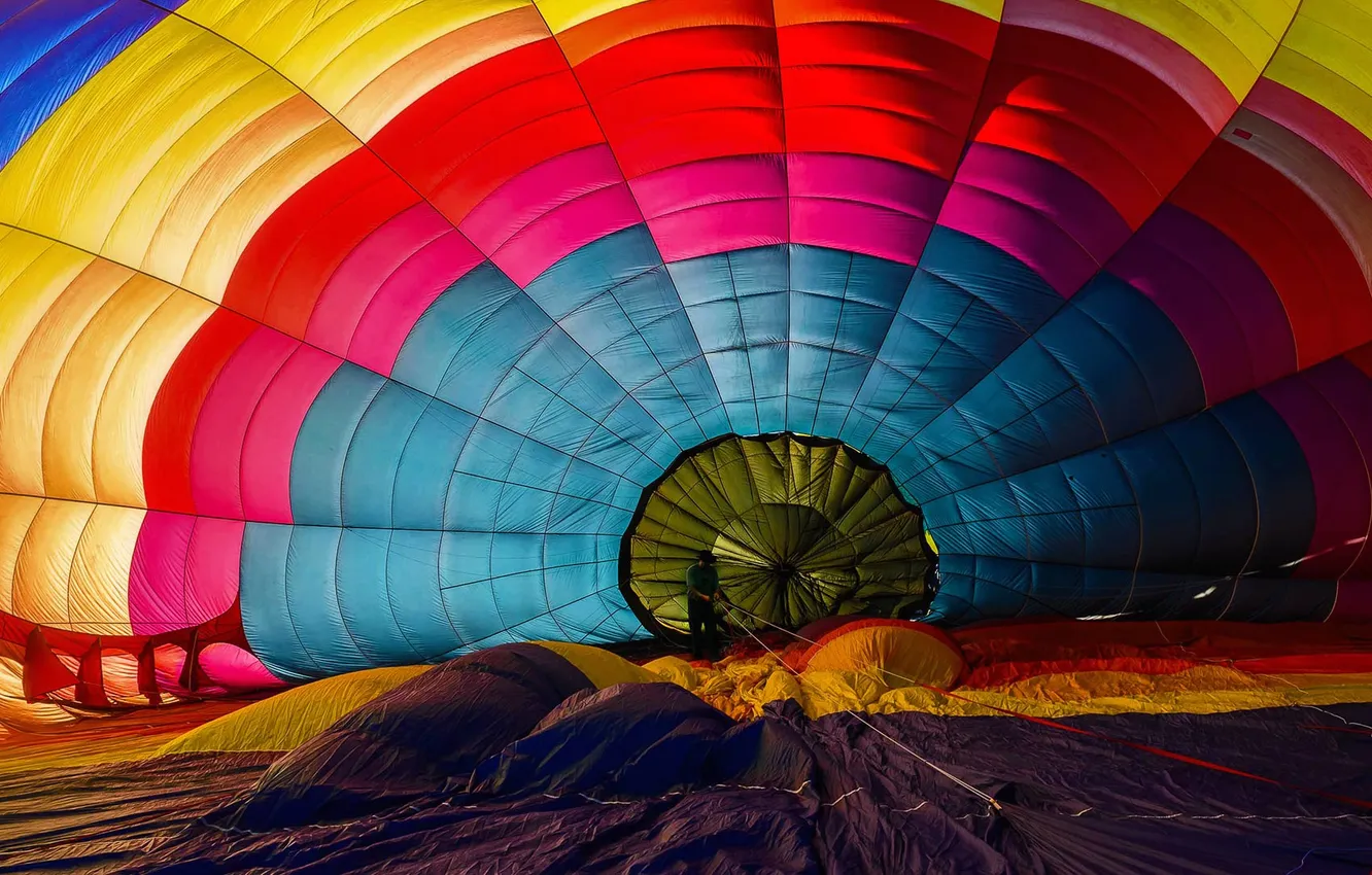 Photo wallpaper balloon, USA, Washington, Winthrop Balloon Festival