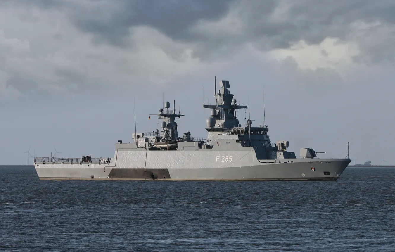 Photo wallpaper Corvette, The German Navy, FGC Koln