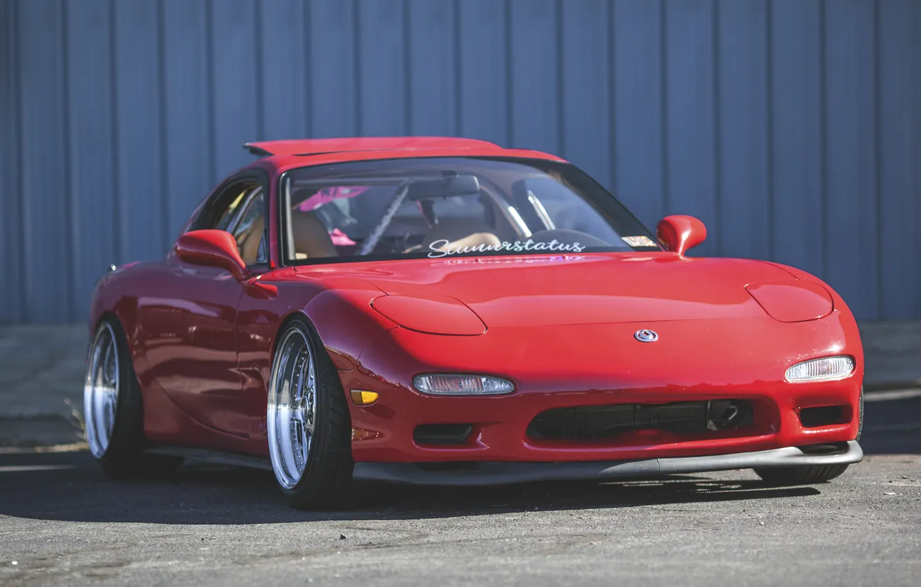 Photo wallpaper Mazda, rx7, Mazda