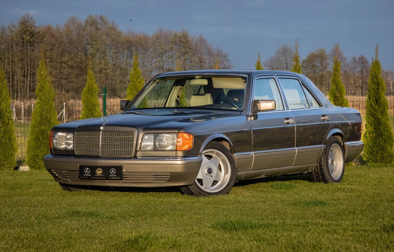 Photo wallpaper Mercedes-Benz, S-Class, W126, 500SE