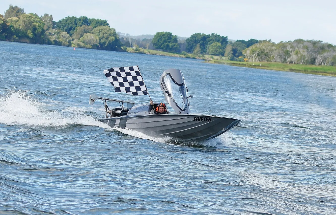 Photo wallpaper race, boat, speed