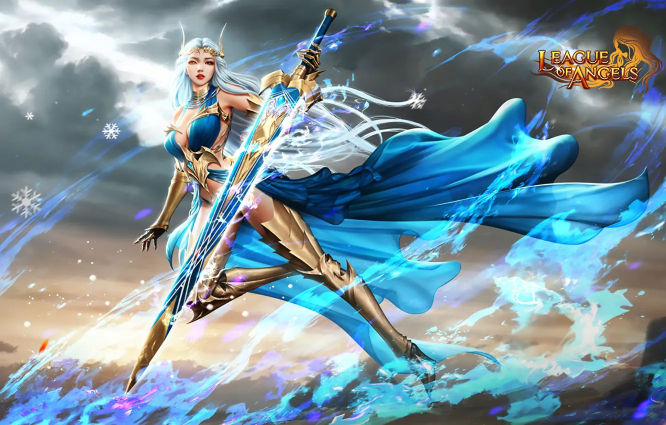 Photo wallpaper girl, warrior, League of Angels, League of angels