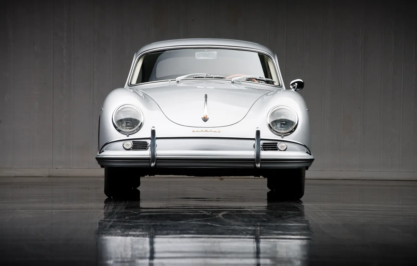 Photo wallpaper Porsche, Front, 1957, 356, Porsche 356A 1600 Super Coupe