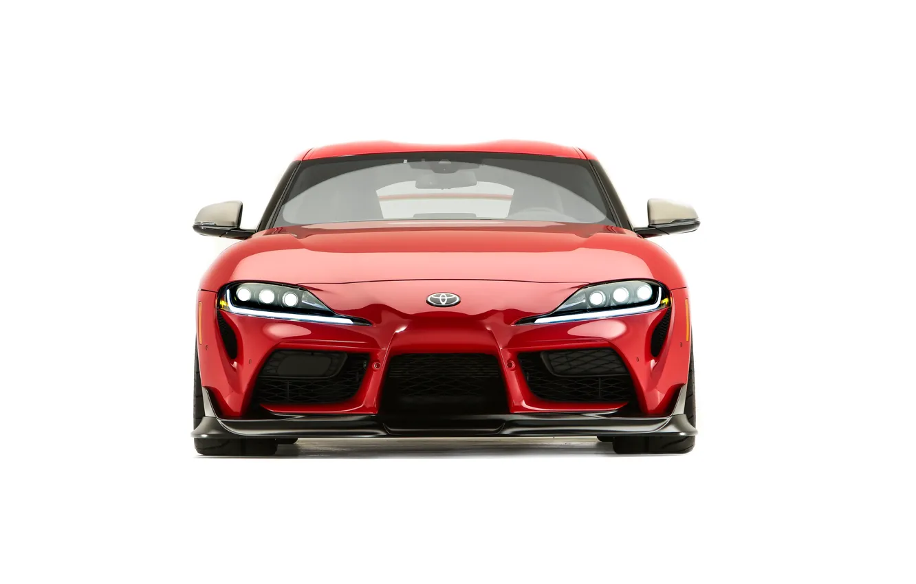 Photo wallpaper Toyota, front view, Supra, Heritage Edition, 2019, GR Above, A90, SEMA 2019