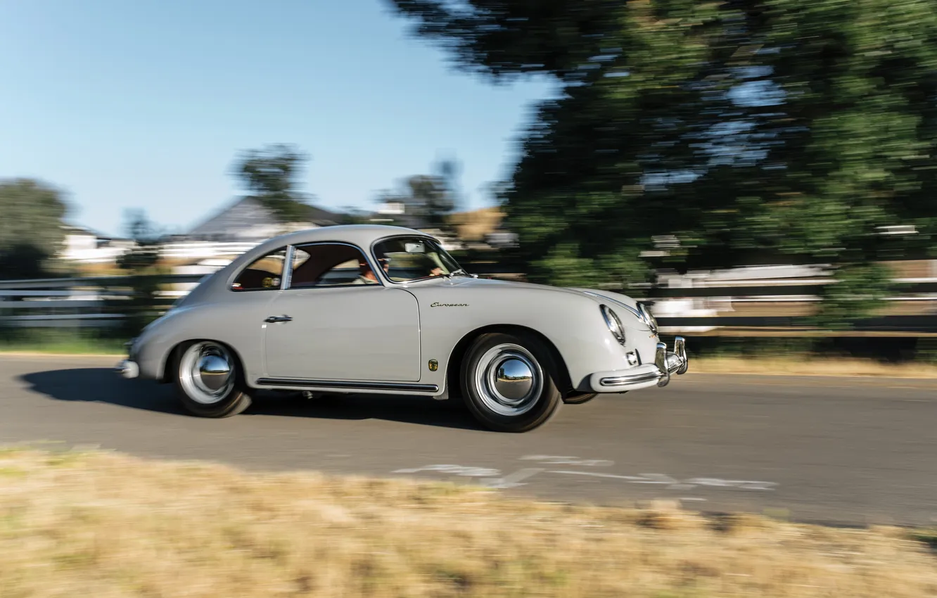 Photo wallpaper Porsche, 1956, 356, Porsche 356A 1600 Coupe