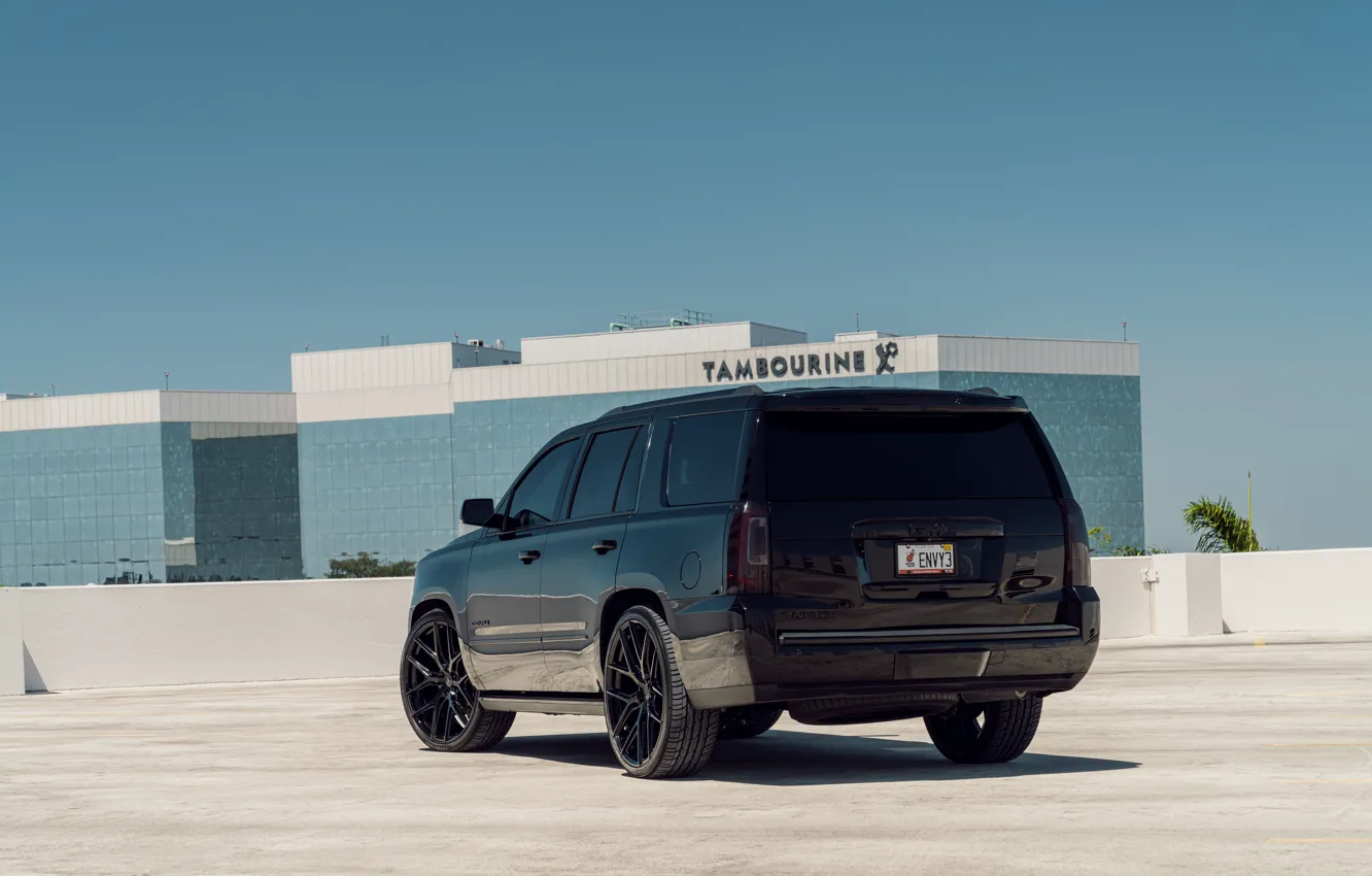 Photo wallpaper Rear view, GMC, Yukon Denali