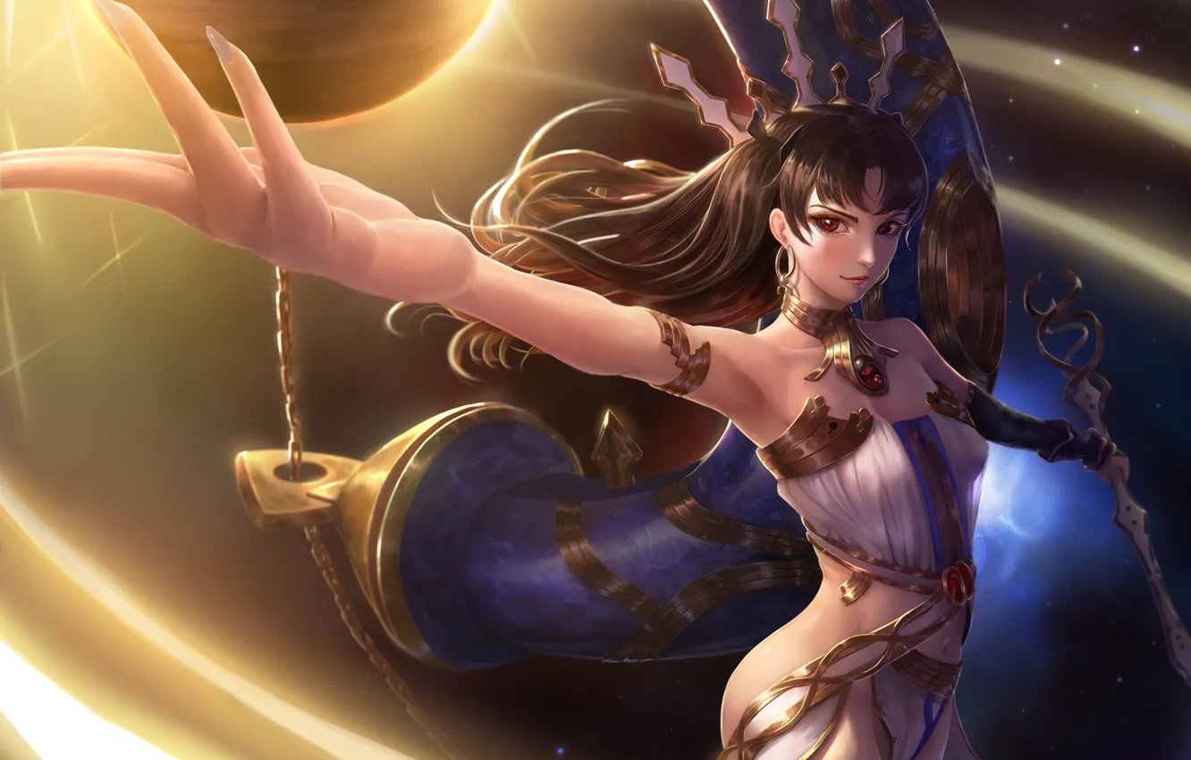 Photo wallpaper girl, the game, anime, Ishtar, Fate / Grand Order, limgae