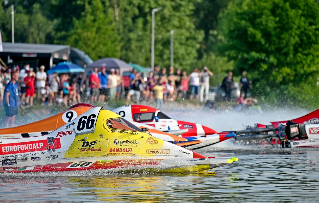 Photo wallpaper race, boat, speed