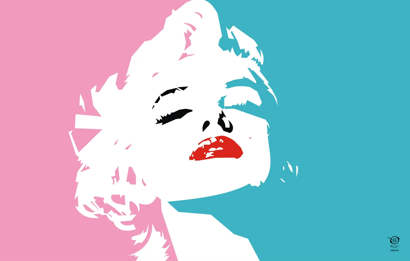 Photo wallpaper digital, drawings, monroe, radic, zelko, bfvrp, artworks, marilyn