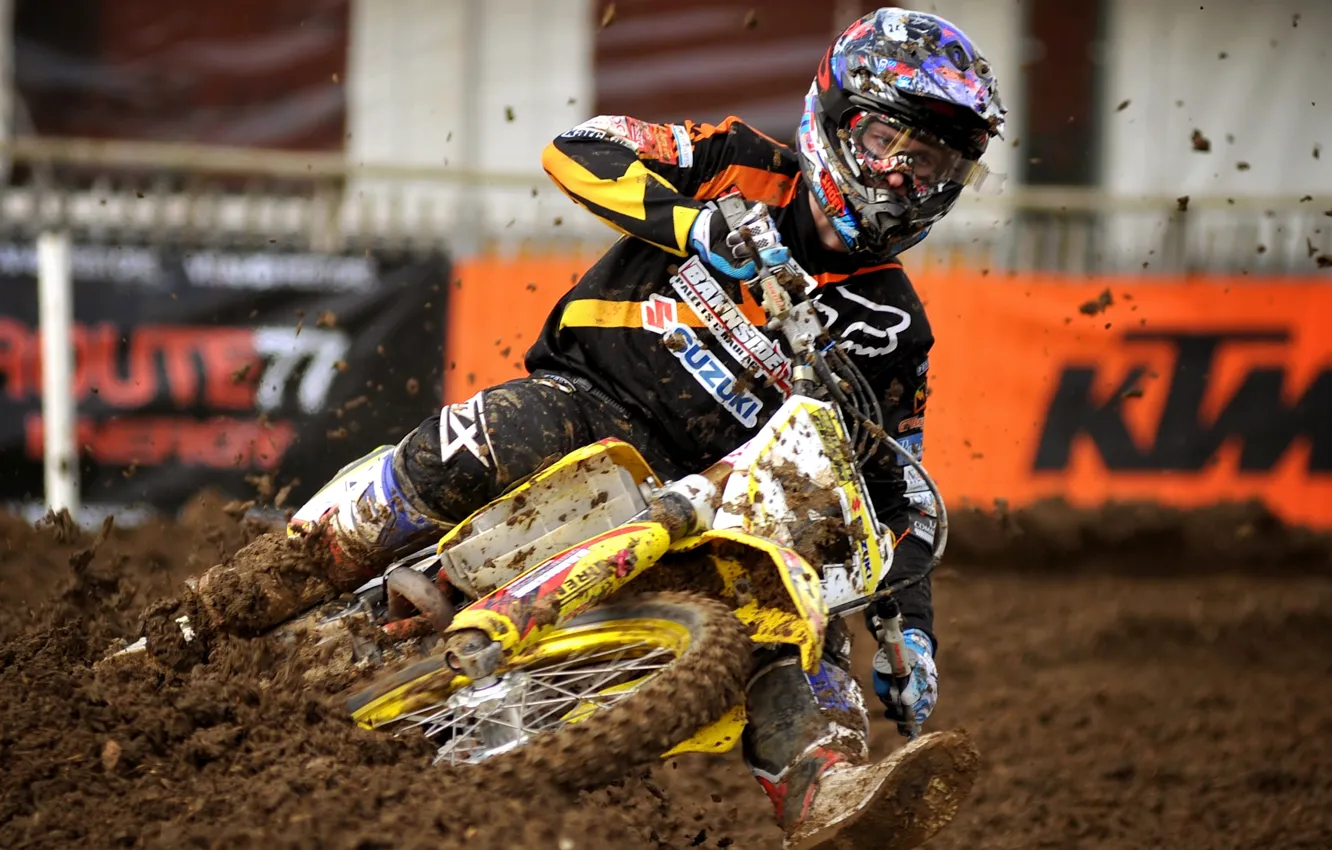 Photo wallpaper race, sport, motorcycle