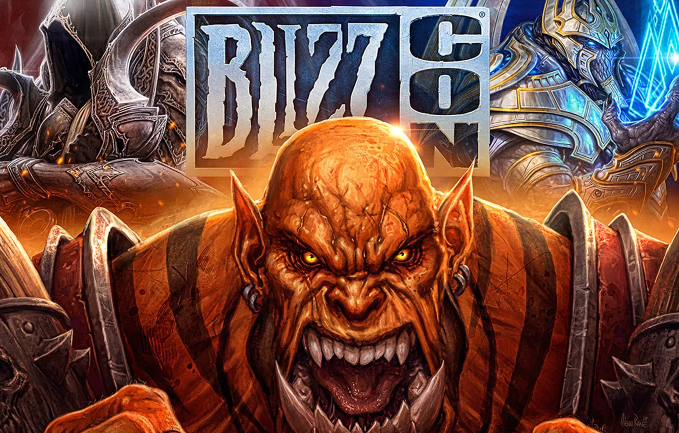 Photo wallpaper starcraft, Blizzard, diablo, wow, BlizzCon, Garrosh, Hellscream