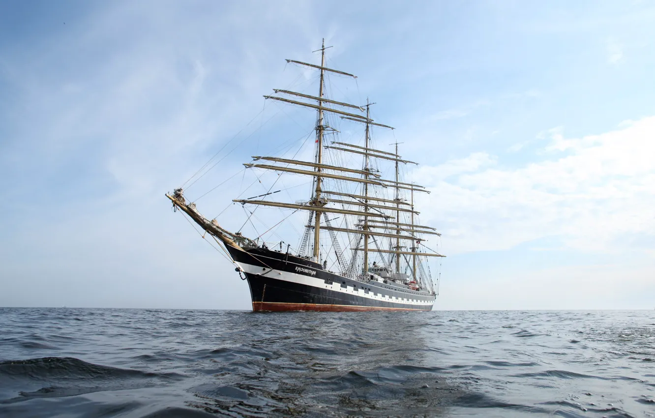 Photo wallpaper Russia, Training vessel, Bark Krusenstern