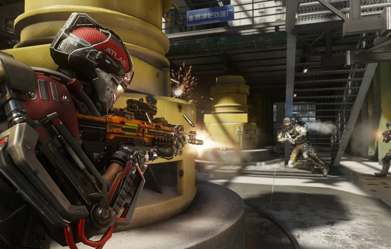 Photo wallpaper cod, map, Call of Duty Advanced Warfare