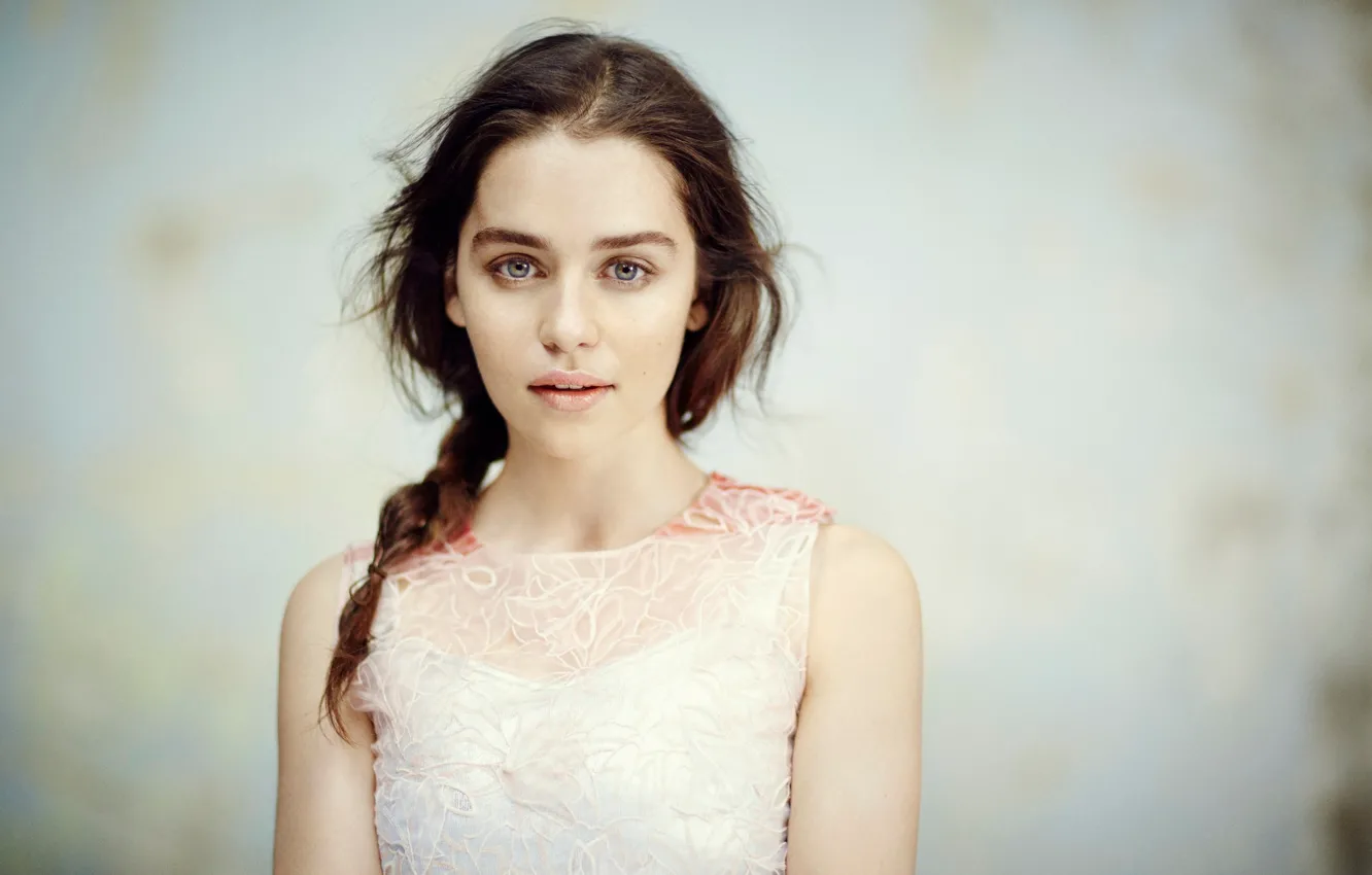 Photo wallpaper photoshoot, Emilia Clarke, Emilia Clarke, Vogue