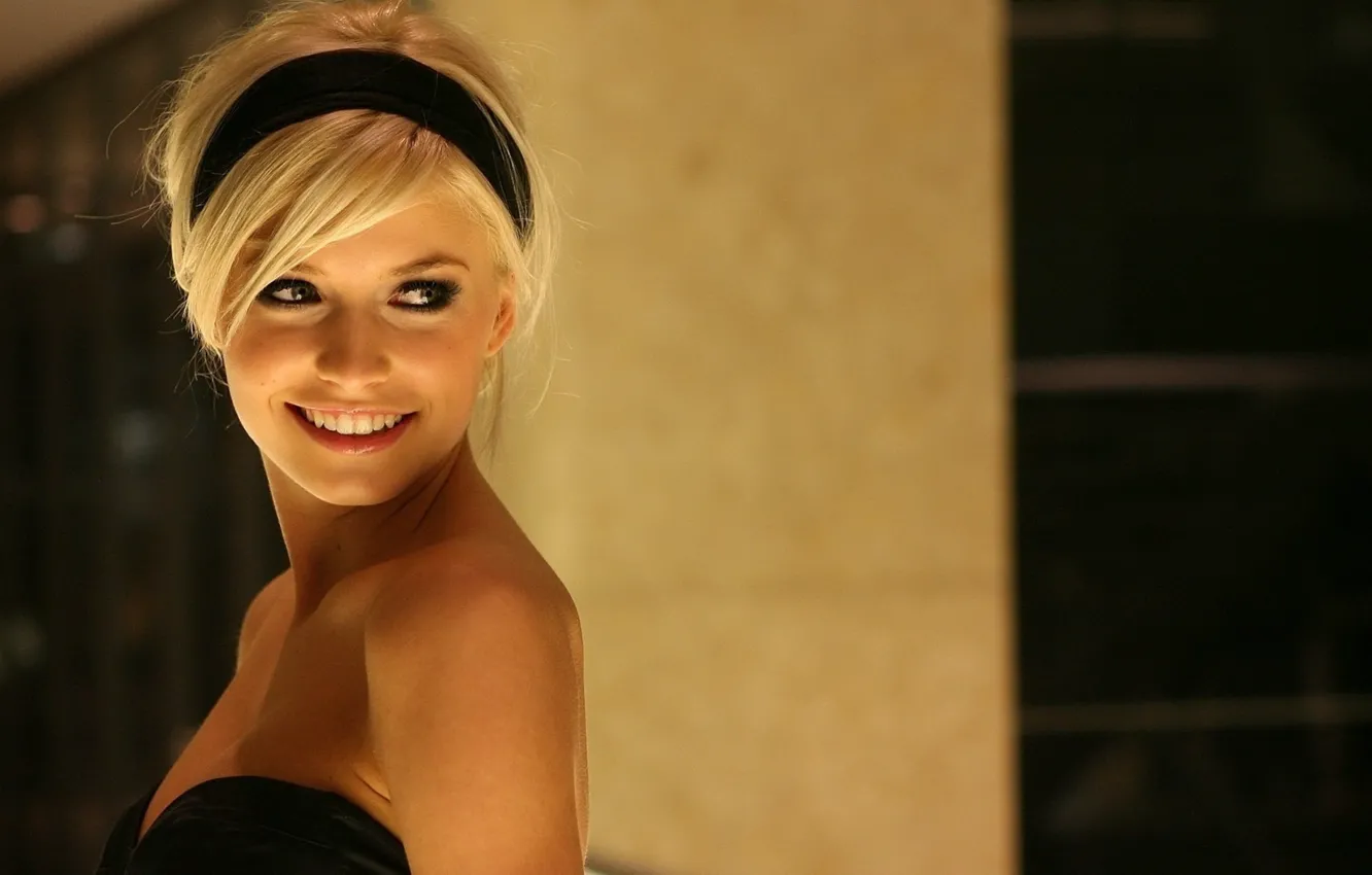 Photo wallpaper hot, Germany, blue eyes, blond, Lena Gercke