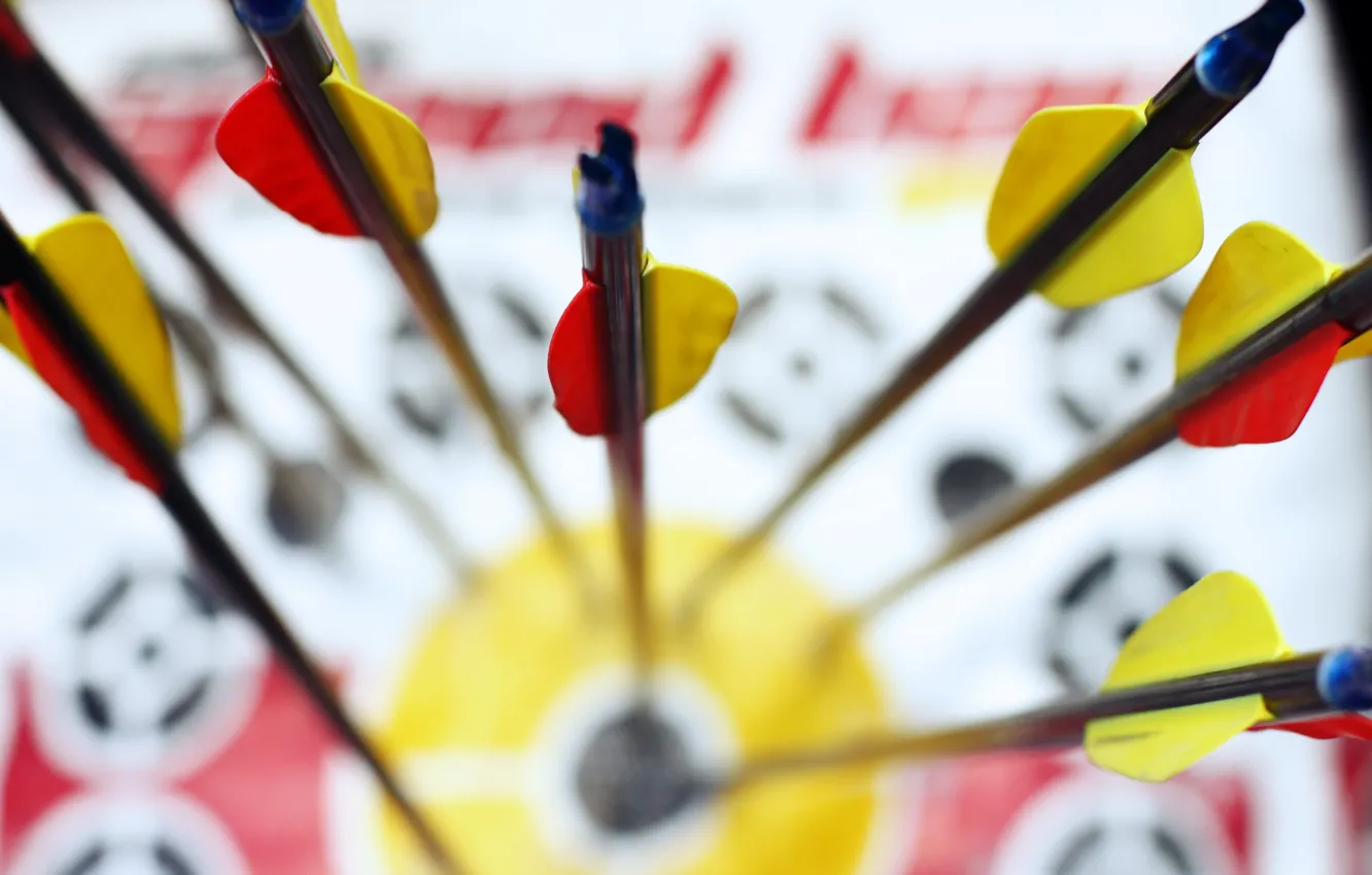 Photo wallpaper sport, arrows, target
