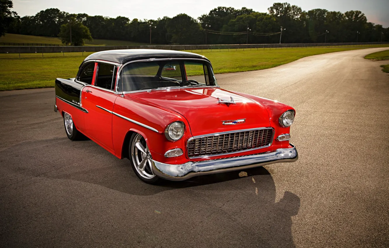 Photo wallpaper Chevrolet, Bel Air, Coupe, Vehicle