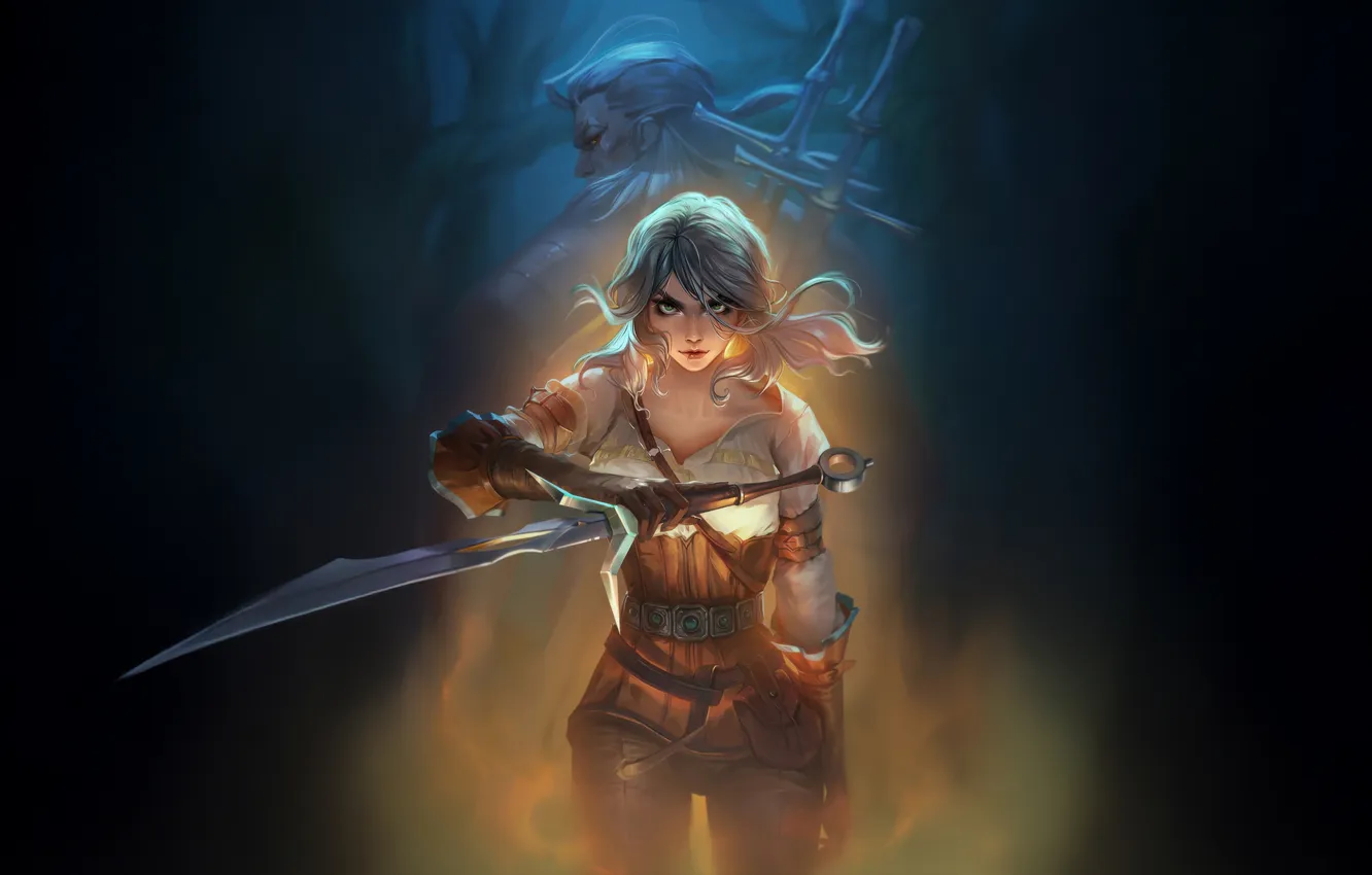 Photo wallpaper The Witcher 3, Ciri, New Beginning