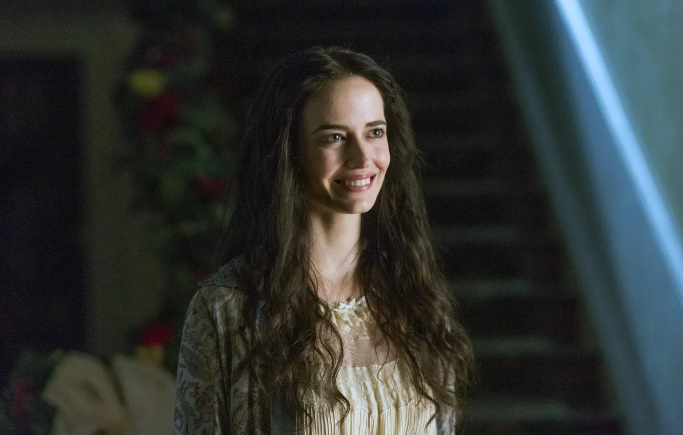 Photo wallpaper smile, ladder, horror, the series, Bathrobe, drama, Eva Green, Eva Green