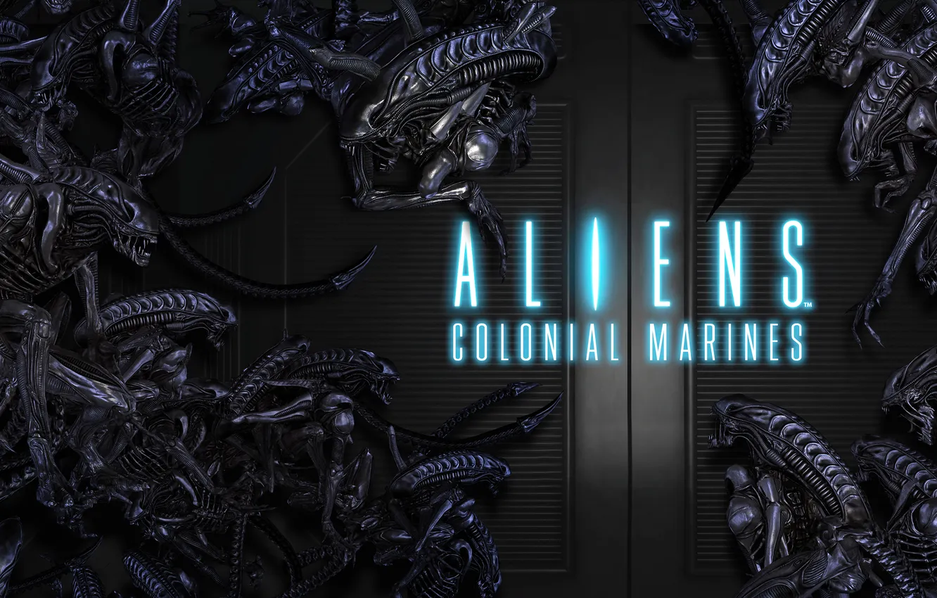 Photo wallpaper Stranger, aliens, Aliens Colonial Marines, Xenomorph, sega games