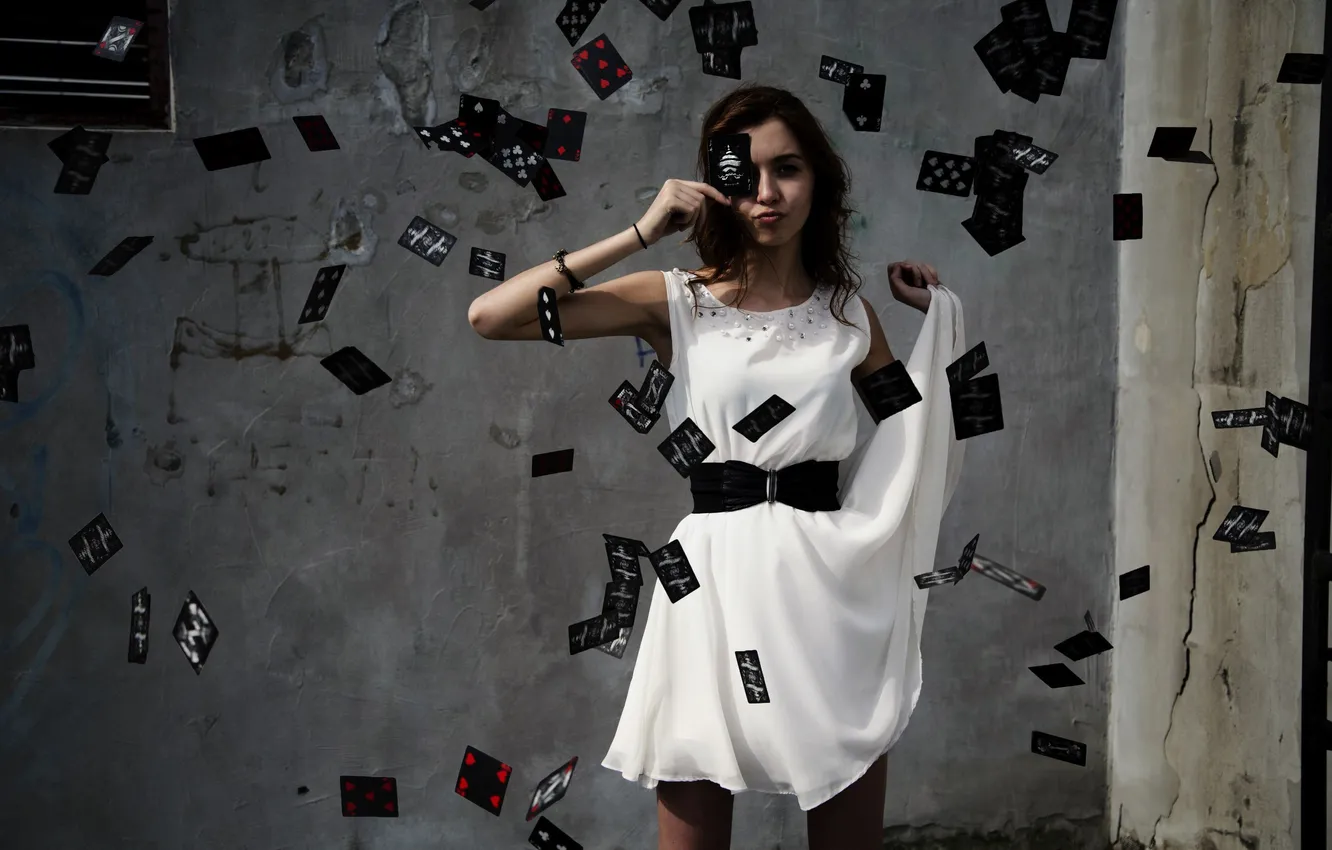 Photo wallpaper girl, map, dress, photographer, girl, photography, photographer, Nikita Shvedov
