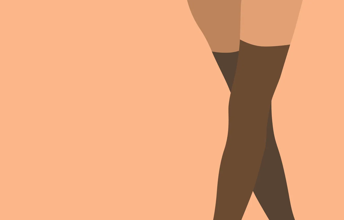 Photo wallpaper paint, stockings, legs, cabaret