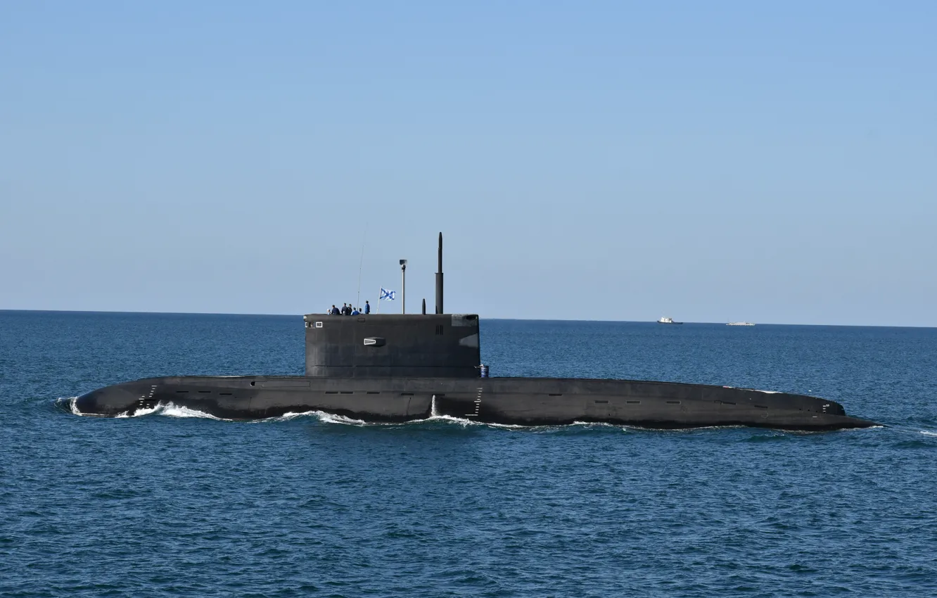 Photo wallpaper submarine, Veliky Novgorod, The black sea, Author Erne