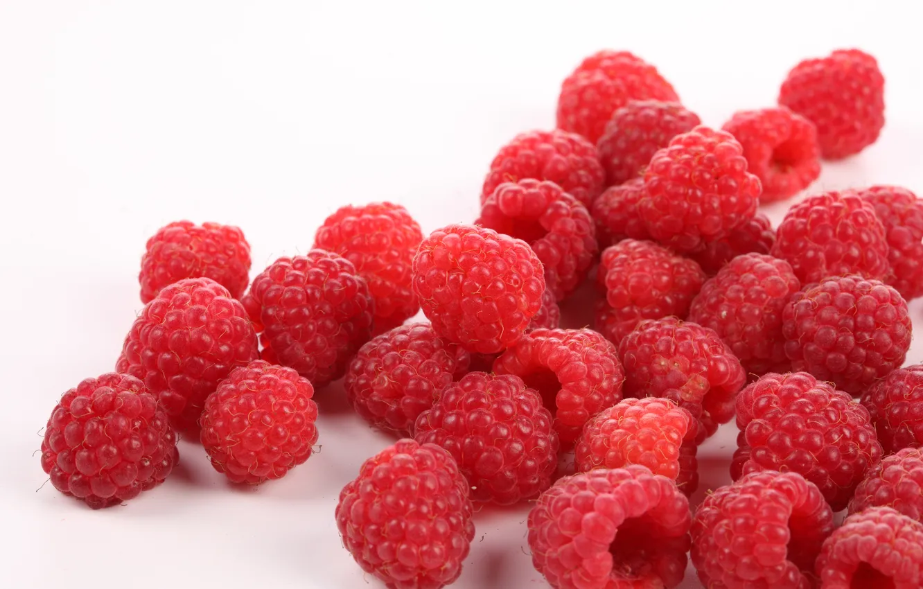 Photo wallpaper berries, raspberry, berries, raspberries