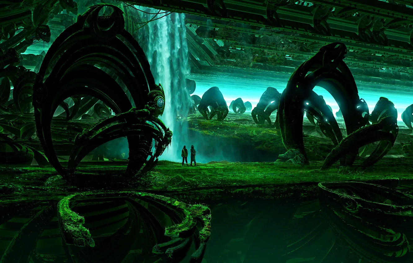 Photo wallpaper fantasy world, BEYOND THE STARS, doorways to distant worlds