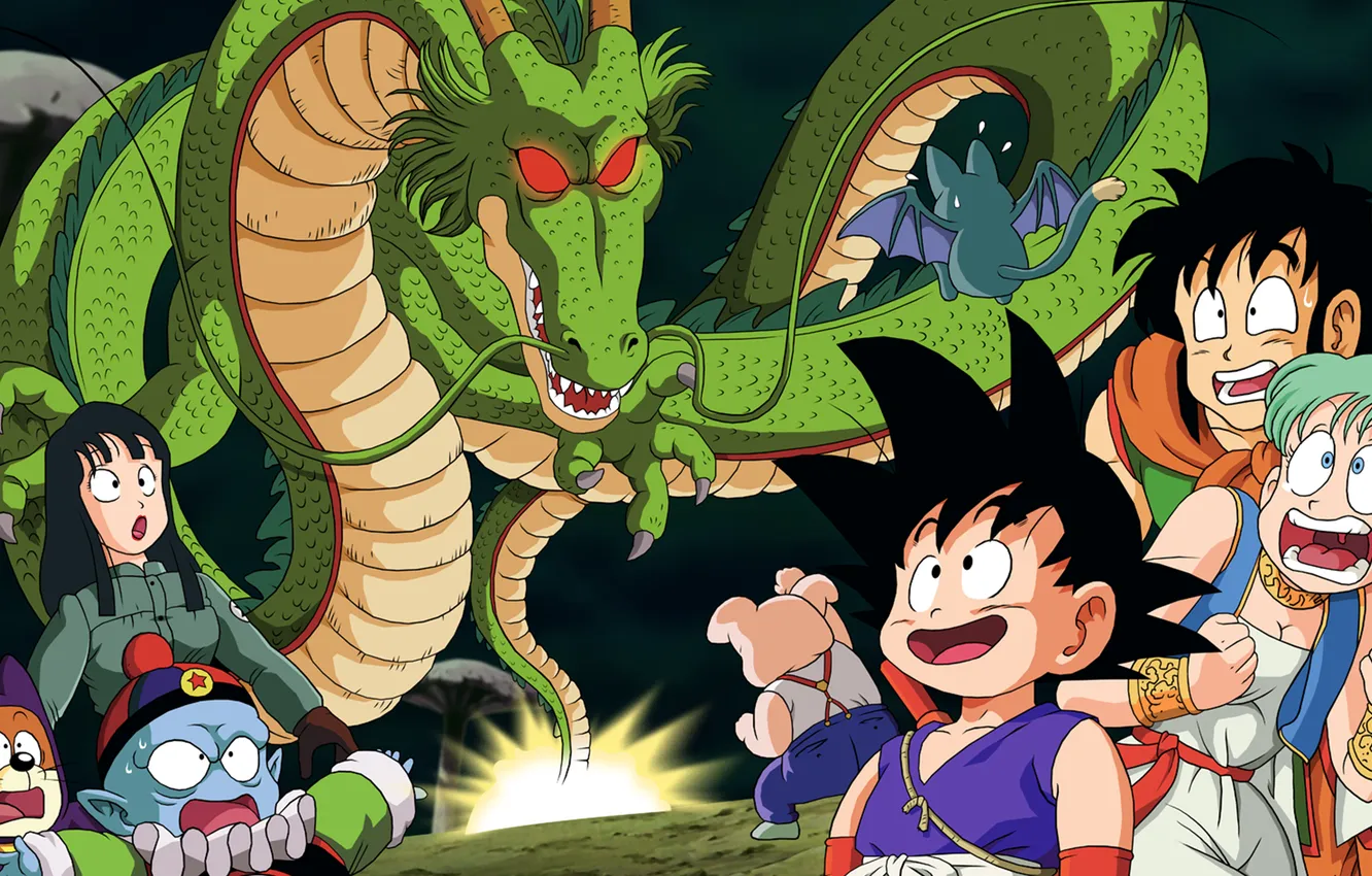 Photo wallpaper Dragon, Dragon Ball, Pig