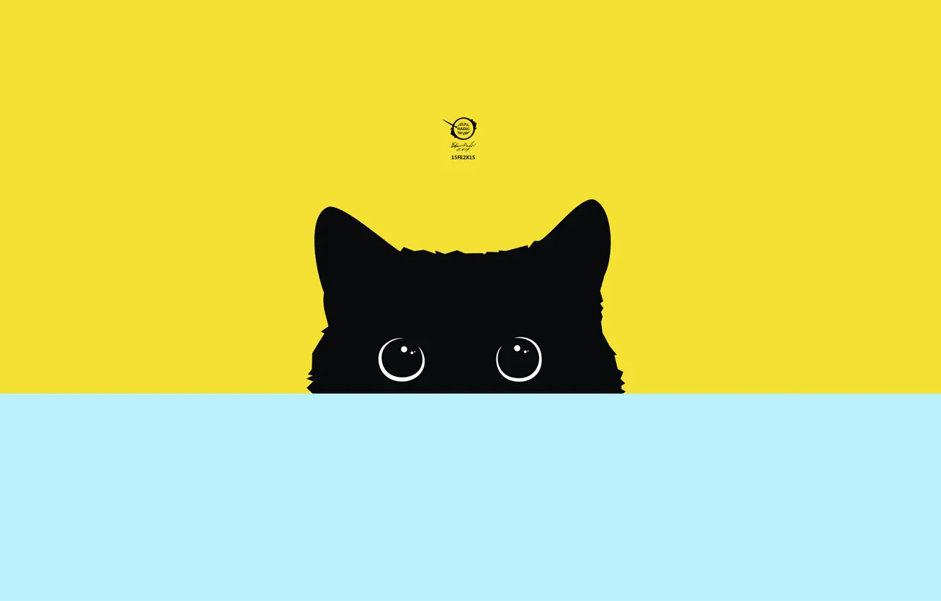 Photo wallpaper vector, digital, art, kitty, cats, pictures, drawings, images