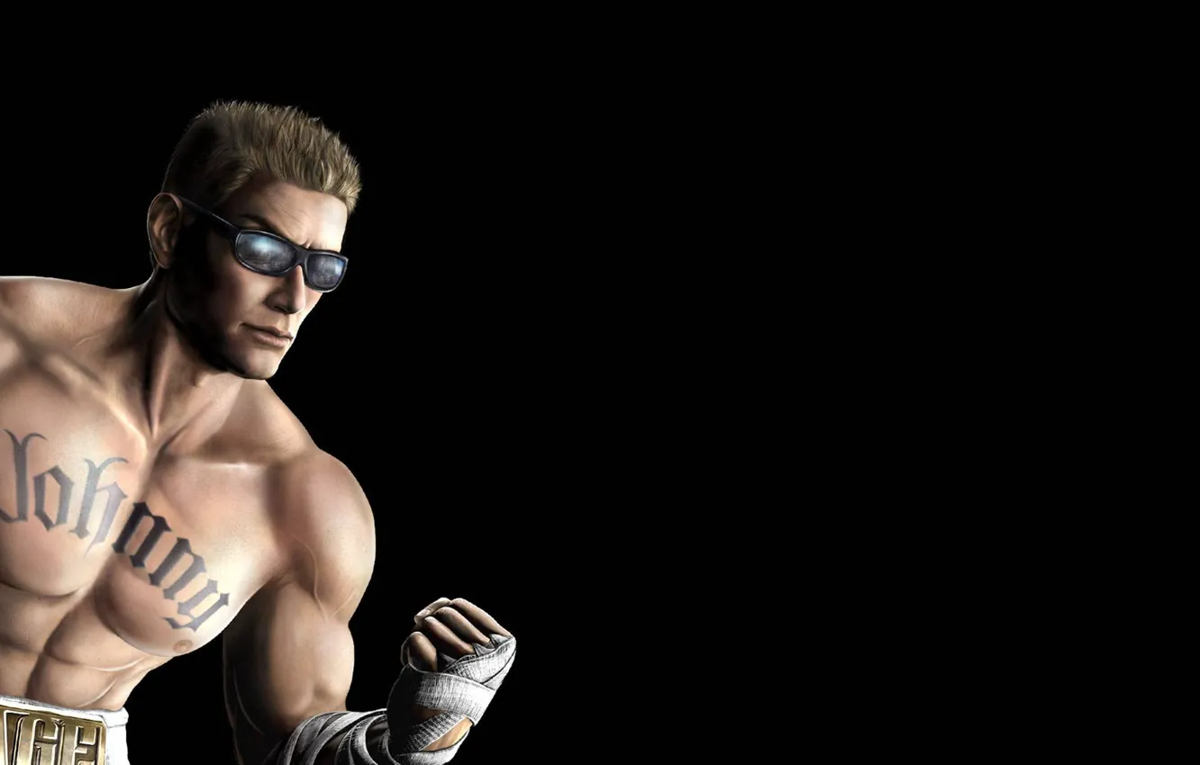 Photo wallpaper Kombat, Mortal, Johnny, cage