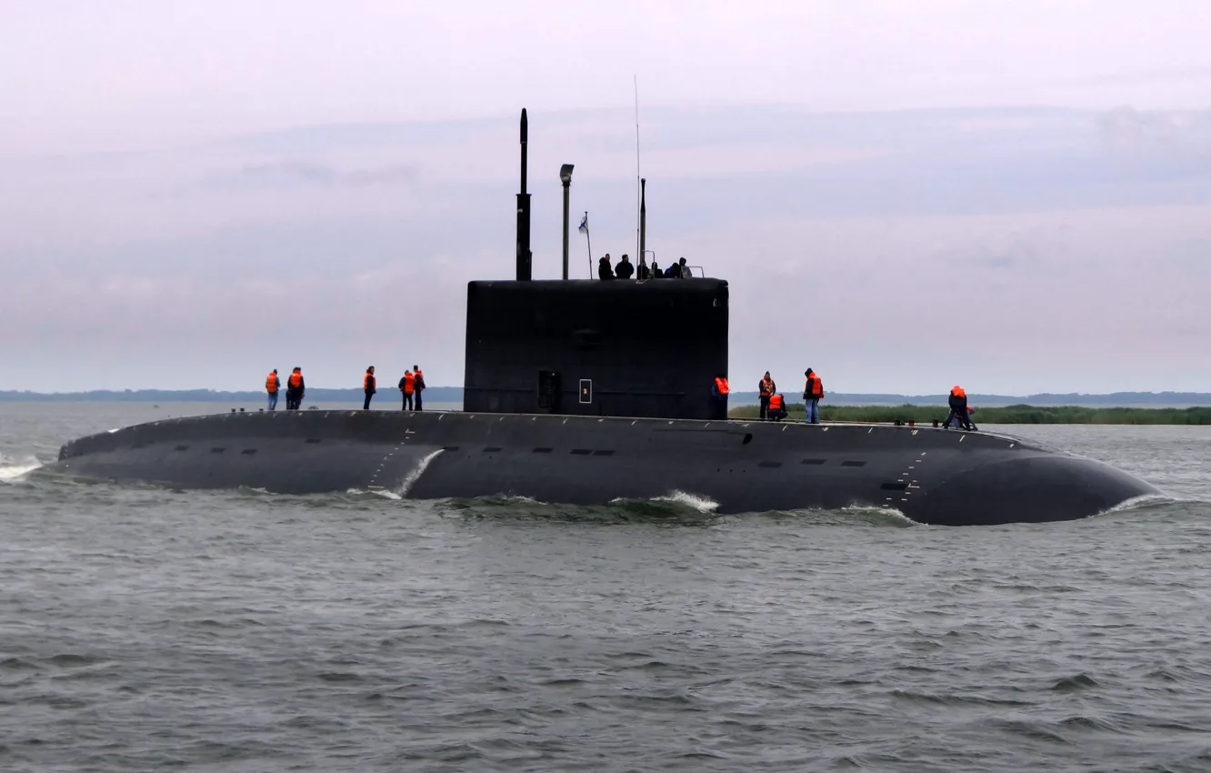 Photo wallpaper submarine, submarine, Navy, Baltika, diesel, "Novgorod the Great"