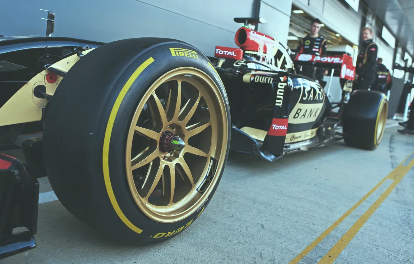 Photo wallpaper Formula 1, Lotus F1 team, E22, 18 inch