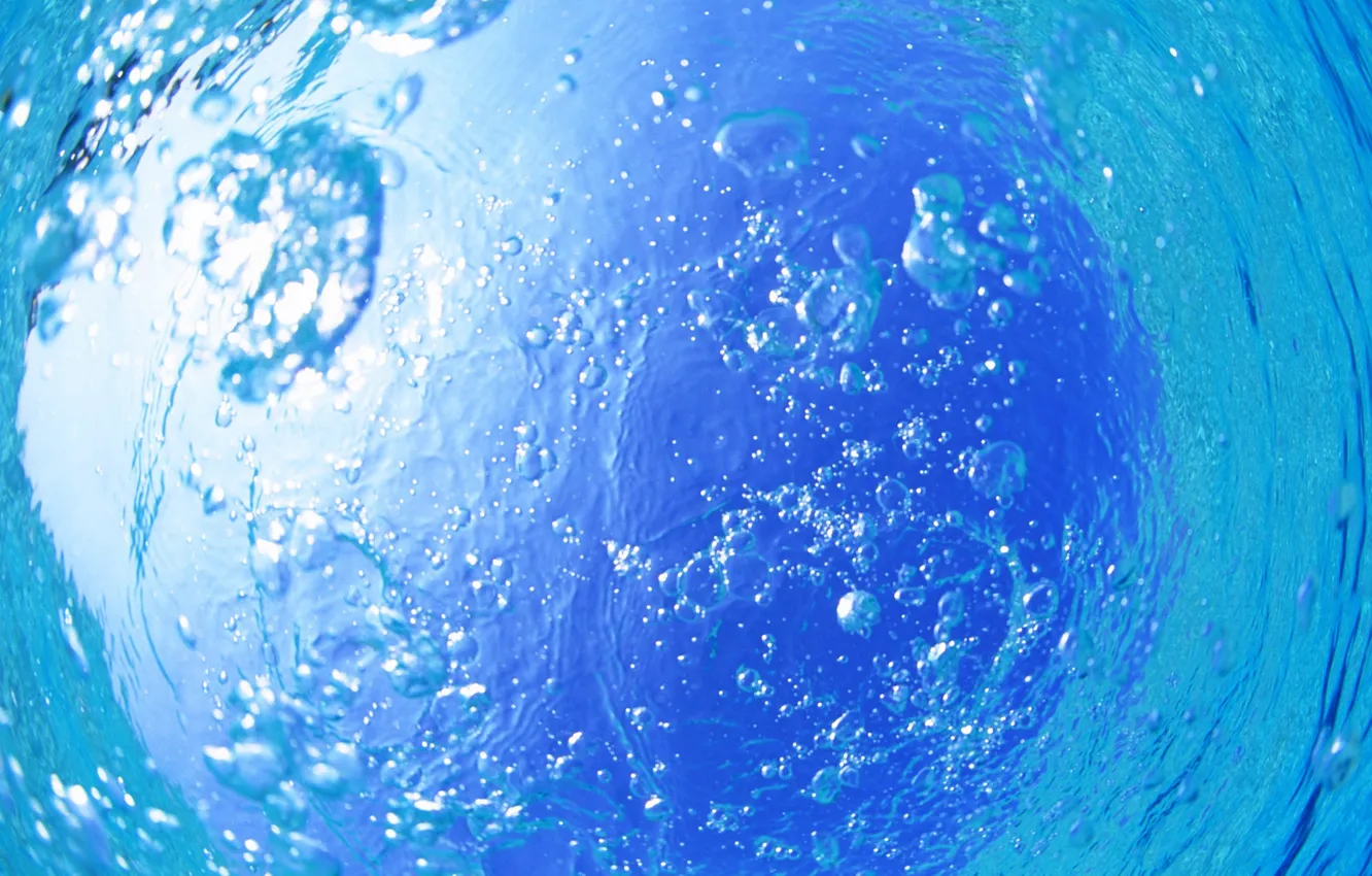 Photo wallpaper wave, drops, glare, art, whirlpool, waves, art, funnel