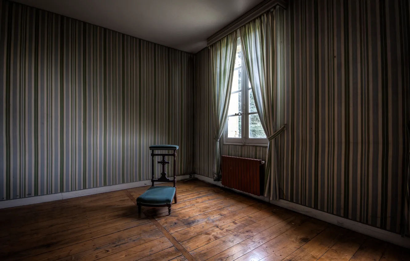 Photo wallpaper room, interior, chair