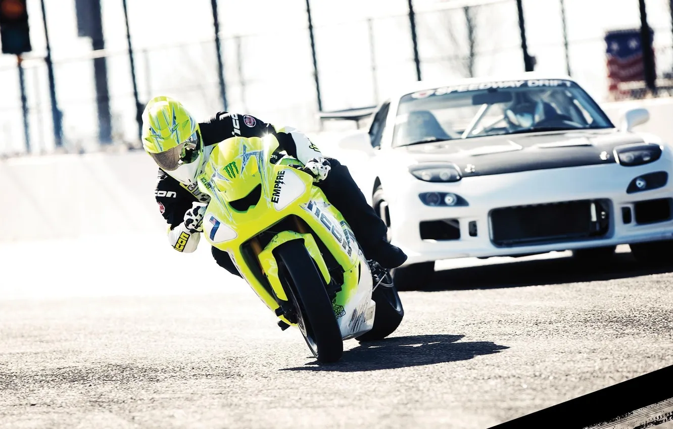 Photo wallpaper auto, Moto, drift, Mazda, drift