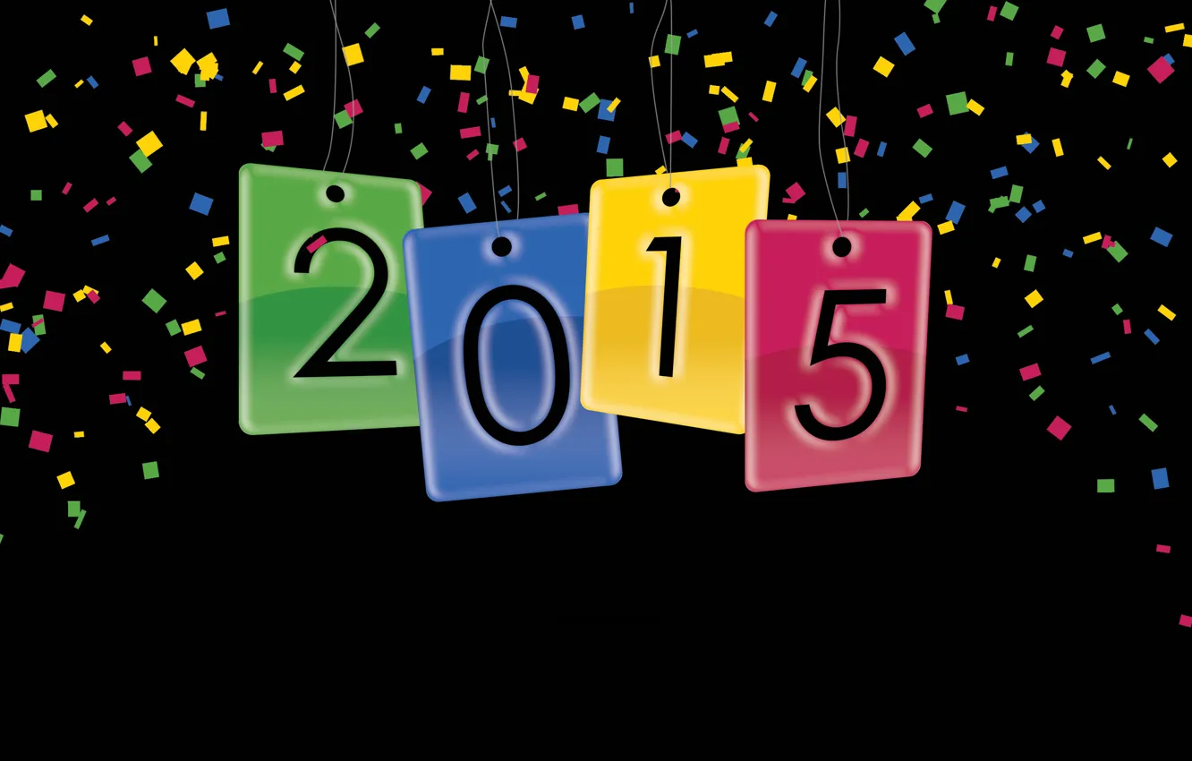 Photo wallpaper New Year, Holiday, 2015, Happy New year